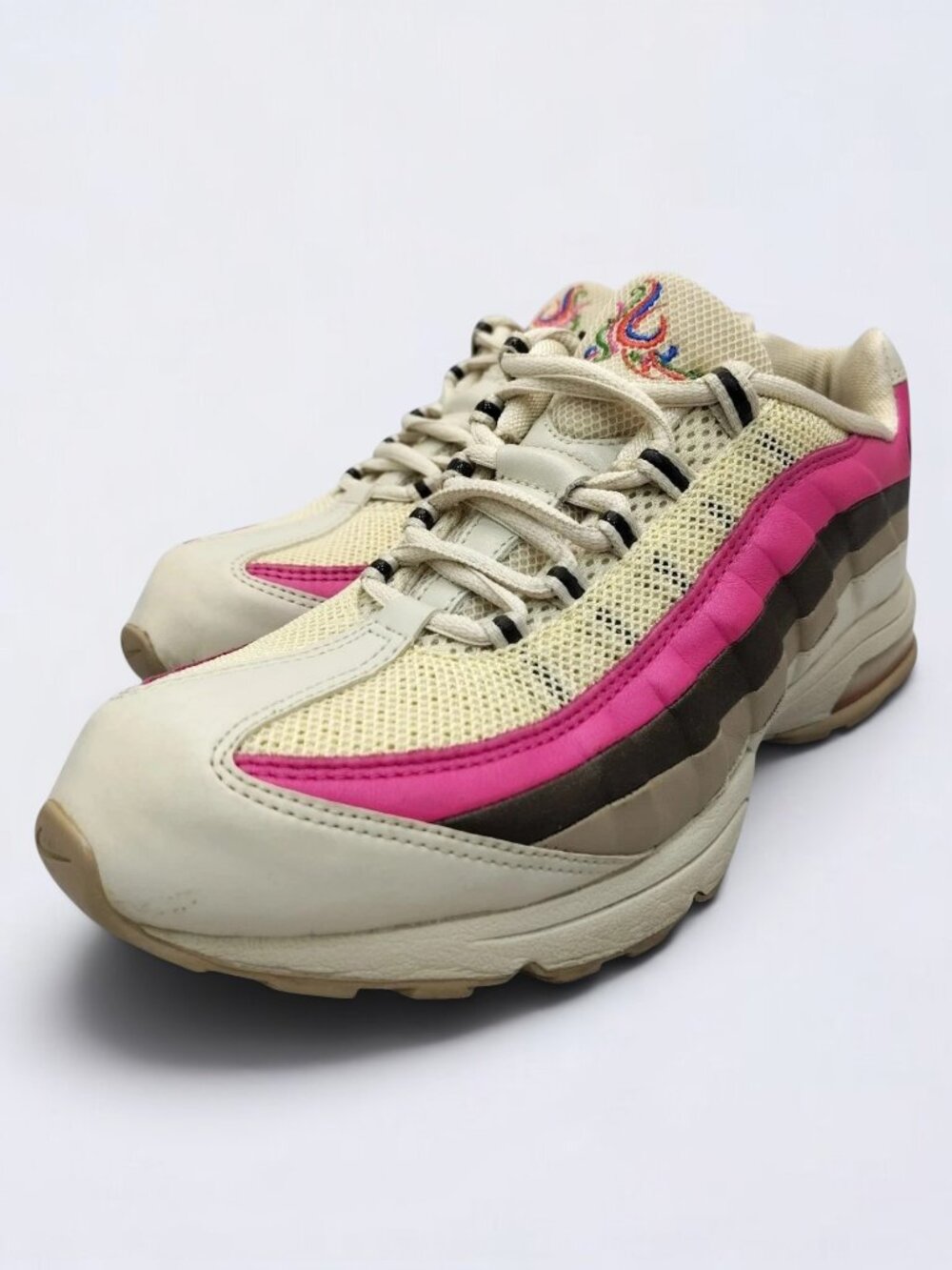 VINTAGE Nike Air Max 95 Zen Sneakers Women's Size 9 Mocha Pink 313866-221 Y2K